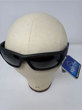 Angler Eyes POLARIZED Sunglasses w/ Cord BLUEFISH BLK POL 100% UV Protection